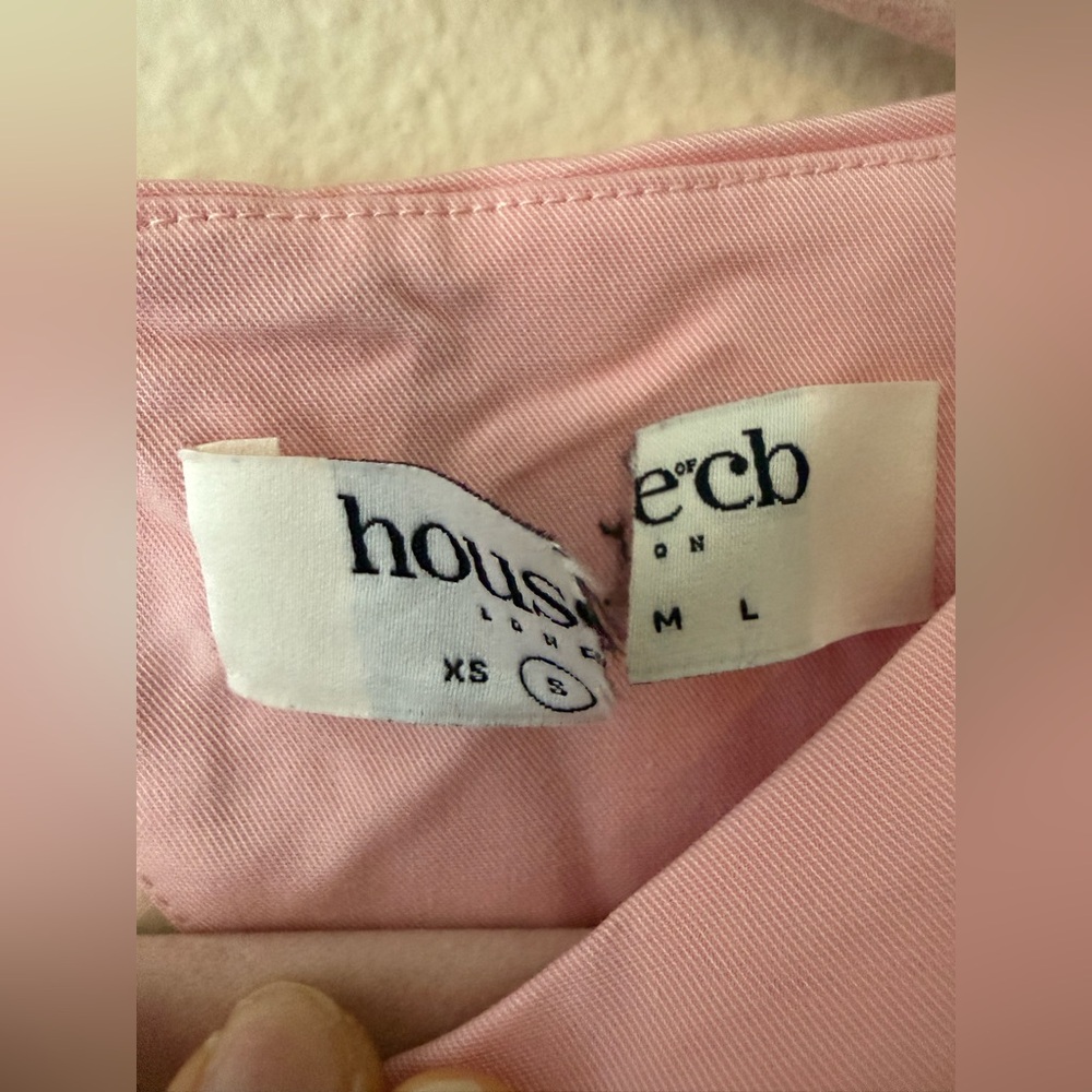 House of CB Blush Pink Midi Fit-and-Flare Dress - Picture 4 of 5
